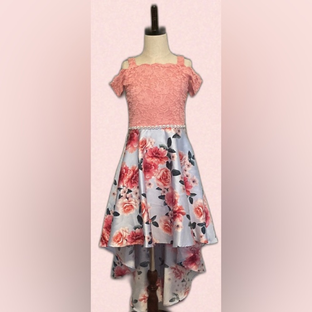 Speechless Kids Girls Dress Size 10 Pink and Blue